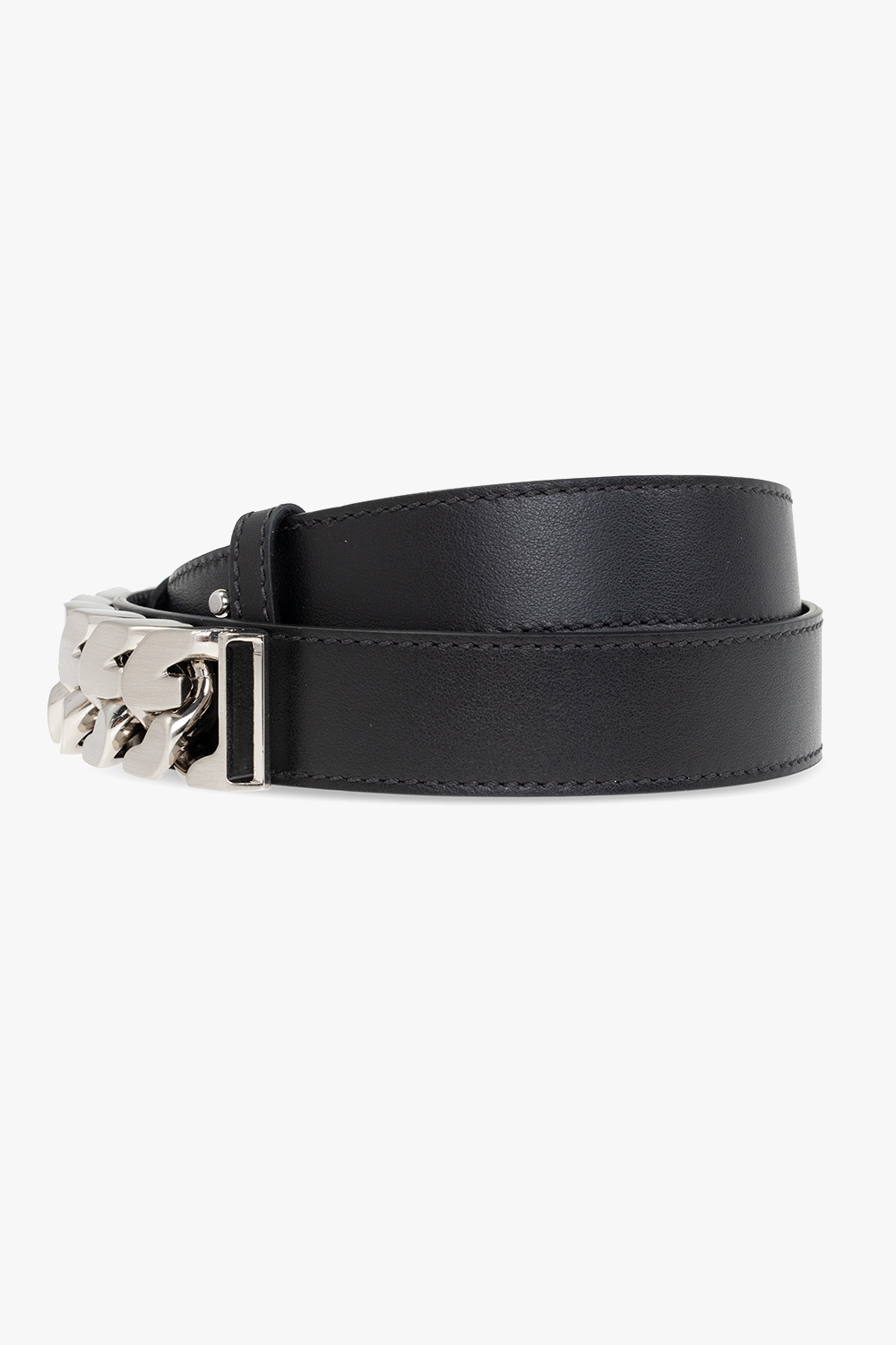 givenchy Embossed Belt with chain